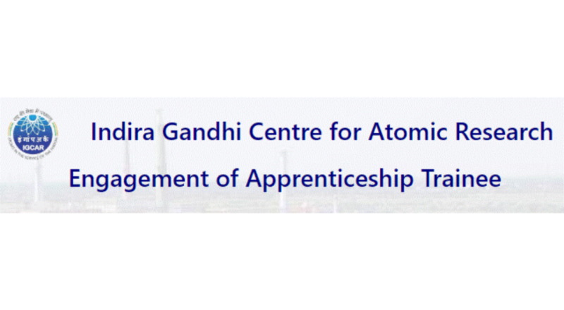 IGCAR Kalpakkam Apprentice Recruitment 2024 ; Apply for 198 Fitter, Machinist, Carpenter, Electrician and Various Posts