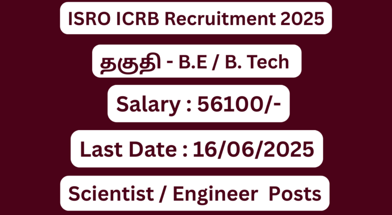 ISRO ICRB Recruitment 2025 | Apply For 320 Vacancies | Apply Jobs Now