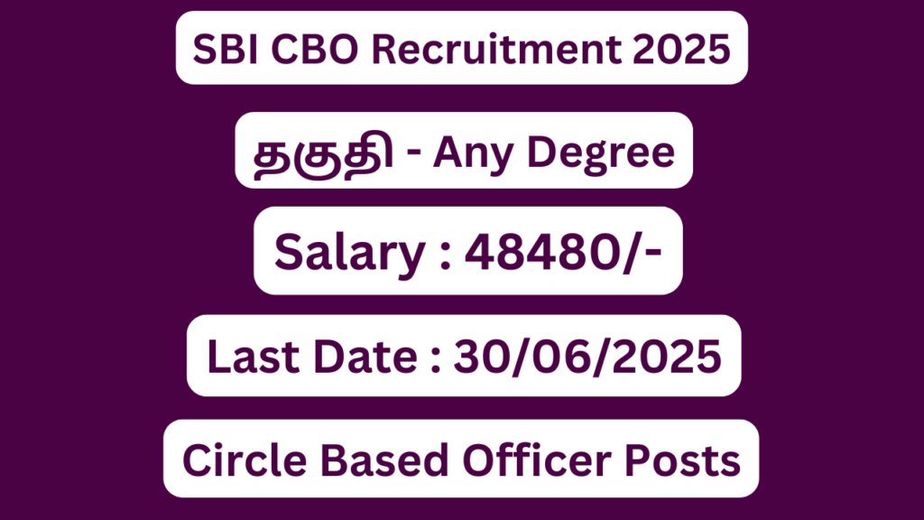 SBI CBO Recruitment 2025 | Apply For 2964 Vacancies | Apply Jobs Now