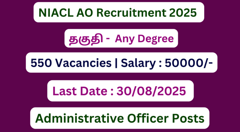 NIACL AO Recruitment 2025 | Apply For 550 Vacancies | Apply Jobs Now