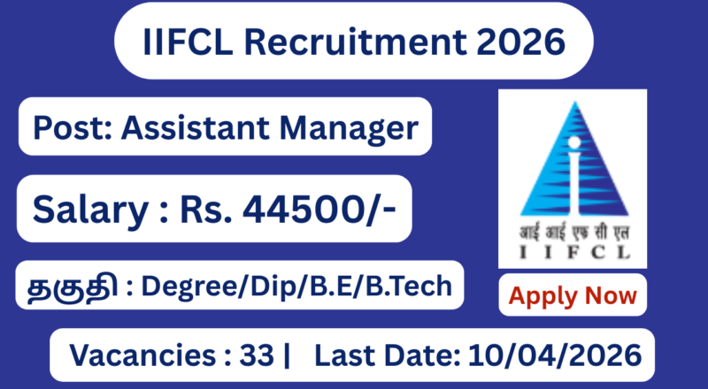 IIFCL Recruitment 2026 Apply For 33 Assistant Manager Posts; Apply Now!
