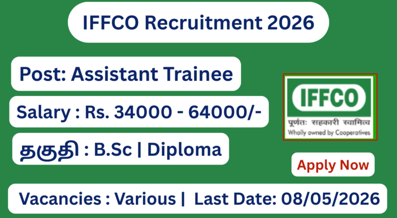 IFFCO Recruitment 2026 | Salary Rs 34000 to 64000 | Apply Online